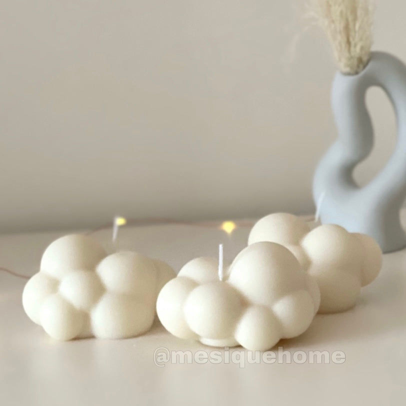Cloud Candle White
